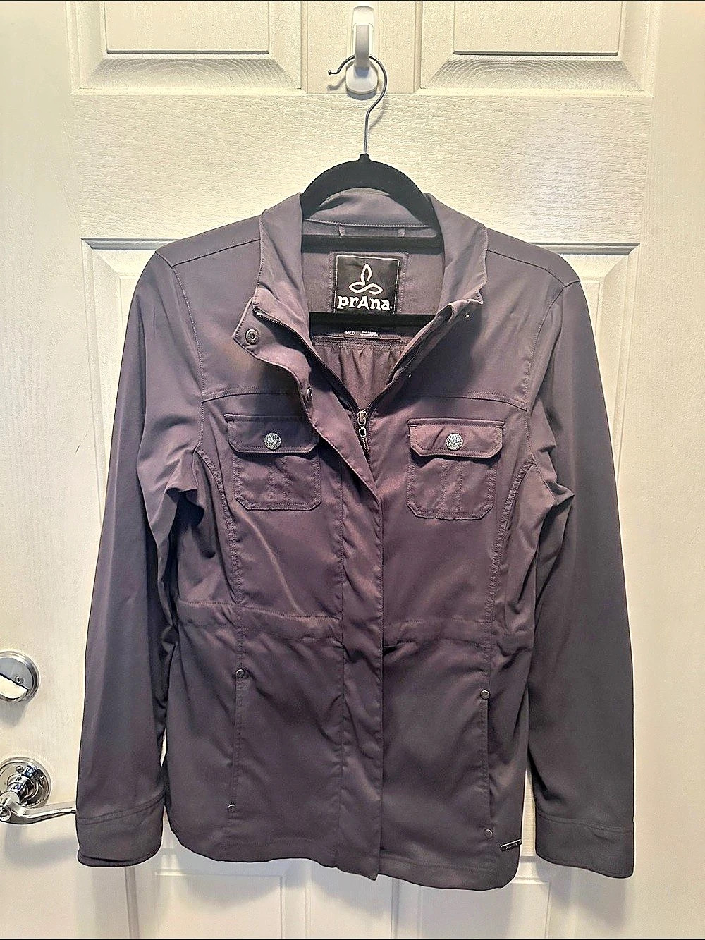 prAna Utility Jacket Gray Size Medium